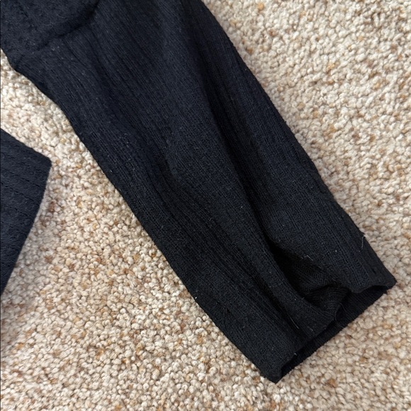 Sweet Romeo Black Open-Front Ribbed Cardigan - Picture 7 of 11